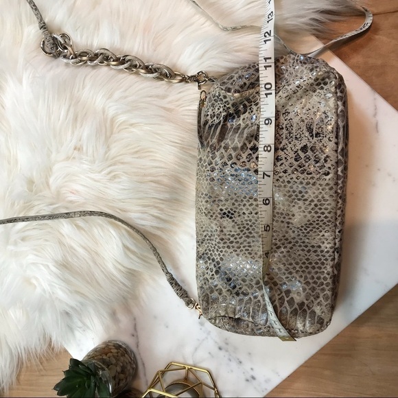 Elliot Lucca Snake Print Clutch